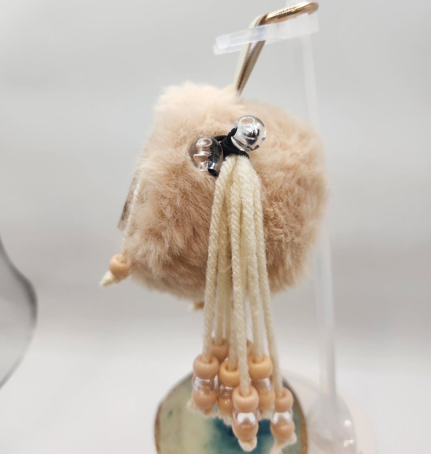 Clay Faced Plushie Keychain - "Dulce"