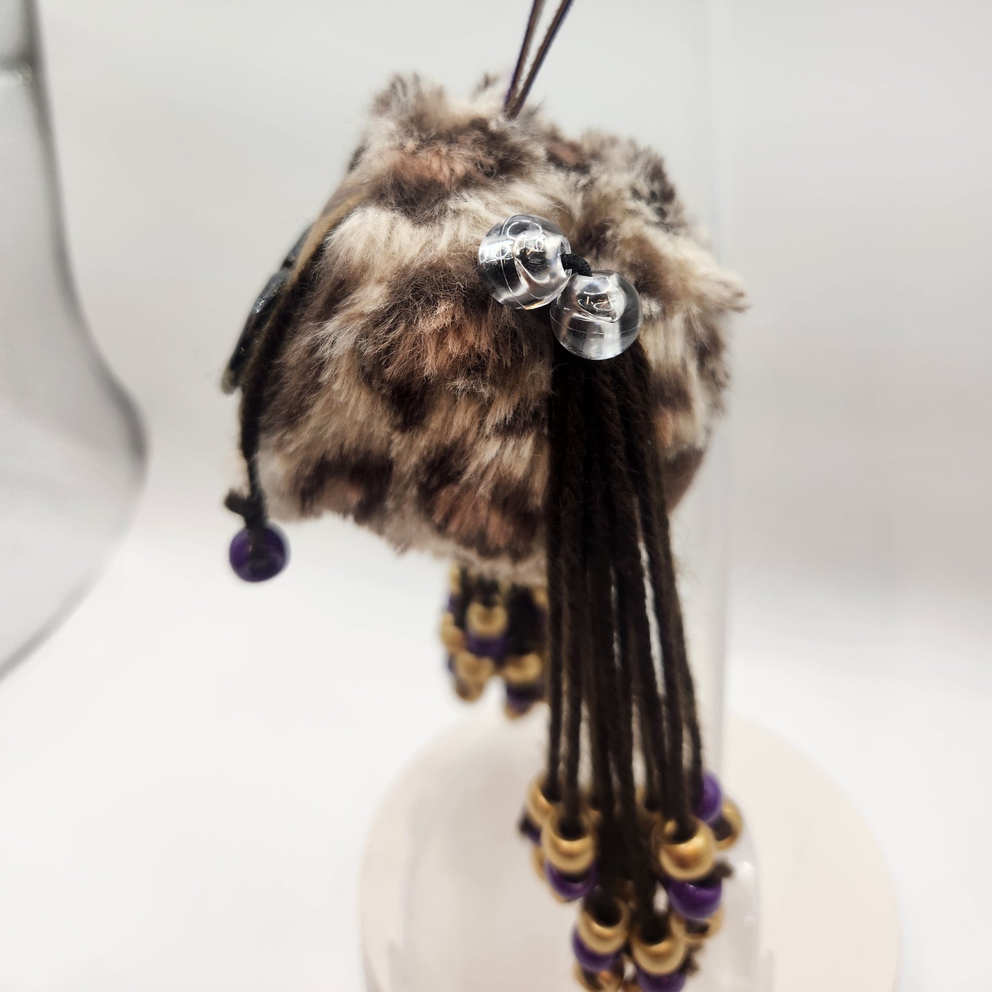 Clay Faced Plushie Keychain - "Safari"