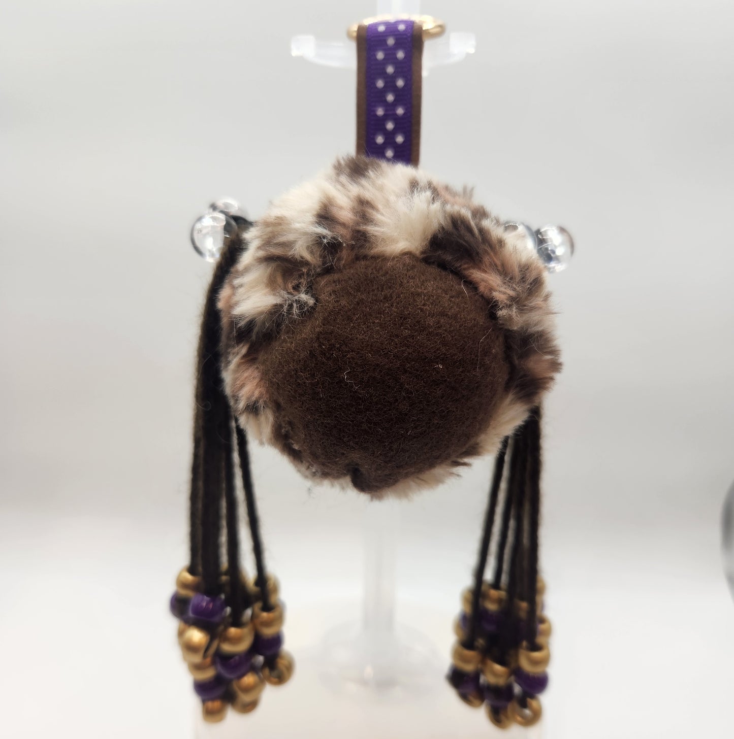 Oopsies: Clay Faced Plushie Keychain - "Safari"