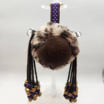 Oopsies: Clay Faced Plushie Keychain - "Safari"